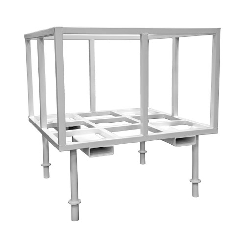 BULK BAG RACK, 56" x 56" x 36", FOR 160 CU.FT., SCHMIDT STYLE BULK POT