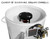 BLAST POT, STATIONARY, 6.5 CU FT, PRESSURE RELEASE, PNEUMATIC, 54" OAH