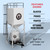 HOPPER, STORAGE, 725 CU. FT. (20,500 LITERS), WITH REMOVABLE LADDER AND CAGE, BLASTED & PRIMED