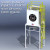 HOPPER, STORAGE, 725 CU. FT. (20,500 LITERS), WITH REMOVABLE LADDER AND CAGE, BLASTED, PRIMED & PAINTED