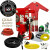 BLAST POT, PORTABLE, E-SERIES, 3.5 CU FT, PNEUMATIC, MANUAL PINCH VALVE W/X-TREME DUTY™ METERING TUBE , 1" PIPING W/MOISTURE SEPARATOR, GOLD PACKAGE