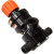 APV ABRASIVE METERING VALVE, 1-1/4",TUNGSTEN CARBIDE SLEEVE, 1-1/4" NPT BLAST POT CONNECTION, 1-1/4" MALE NPT x 1-1/4" MALE NPT NIPPLE