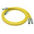 HOSE, TWINLINE CONTROL, ASSEMBLY, YEL/YEL W/BLACK STRIPE, NOMINAL 3/16" ID x 5", W/REUSABLE FITTINGS