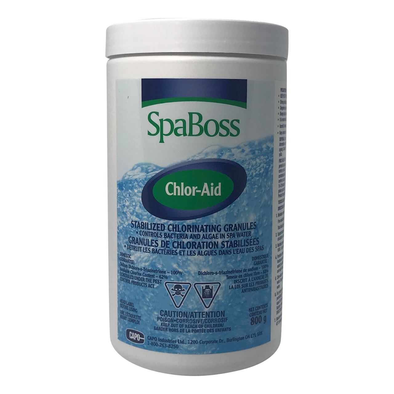SpaBoss Chlor Aid Granular Chlorine for Hot Tubs & Spas