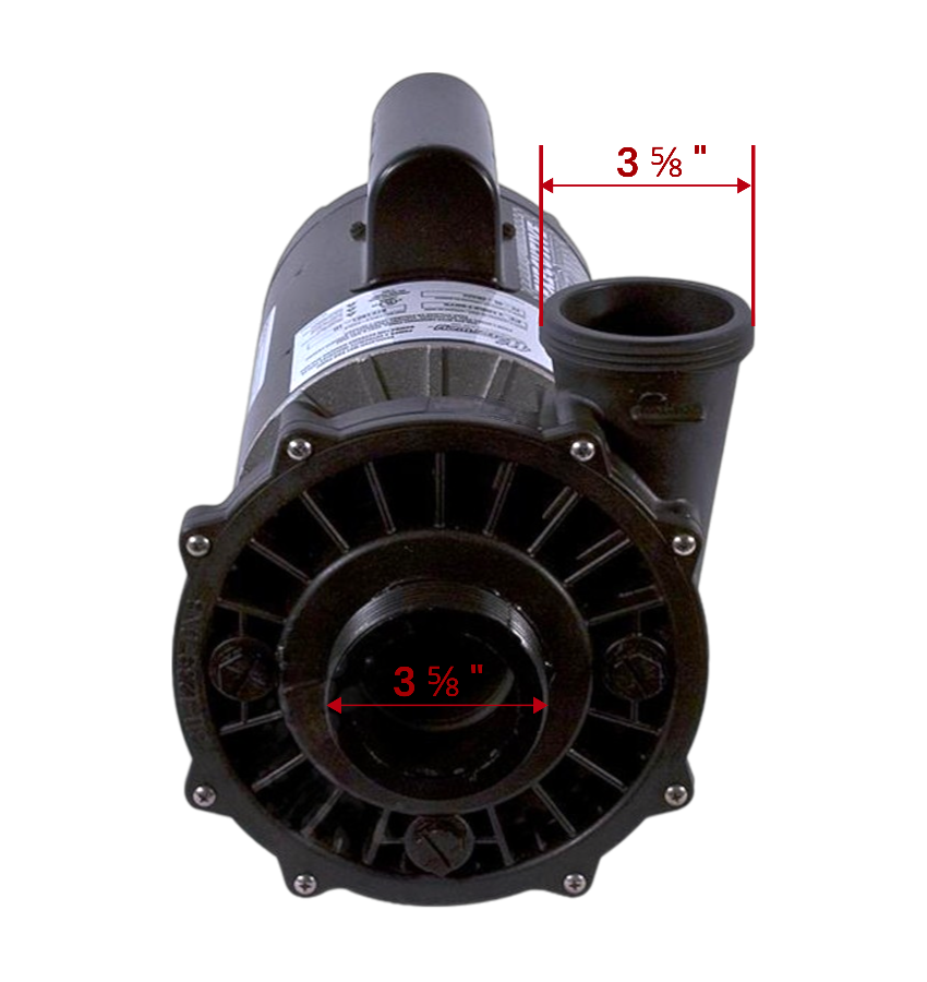 5.0 HP 240V Viper Spa Pump, 56fr, 2sp thumbnail 4