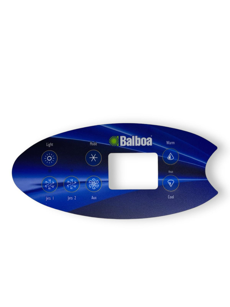 Overlay for VL702S (Light/Mode/Jets/Jets/Aux/Warm/Cool) - Size: 10-5/16" x 4-19/32" thumbnail 1