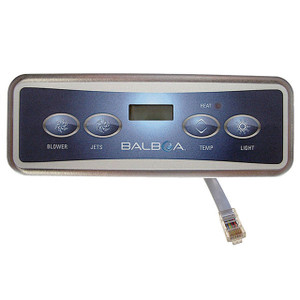 Balboa VL200 Series Spa Keypad – E4 Mini Oval LCD 4-Button – Replaces G8220, 55123, 53676
