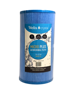 AKU0116 Wellis Replacement Antimicrobial Filter Cartridge - 235 x127cm