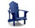 Blue Muskoka Chair- Premium Resin Folding