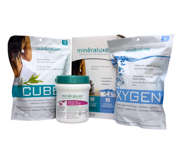 Mineraluxe 3 Month Kit, Bromine Tablets