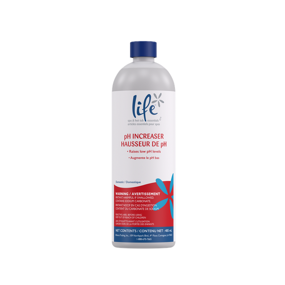 pH Increaser 485 ML for Spas – Life Hot Tub pH Increaser