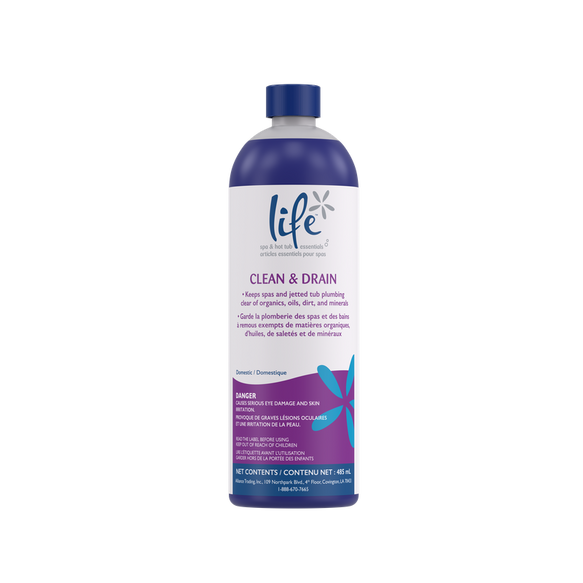 Life Spa & Hot Tub Essentials Drain & Clean
