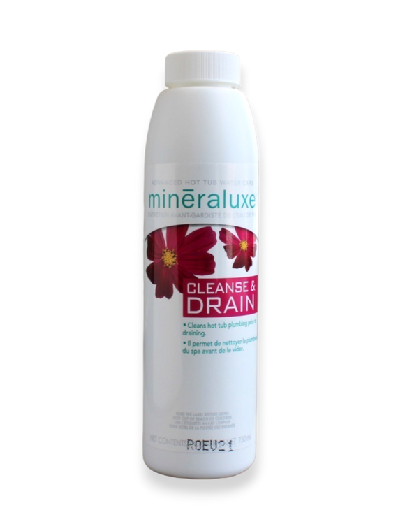 Mineraluxe Cleanse and Drain, 750 ml