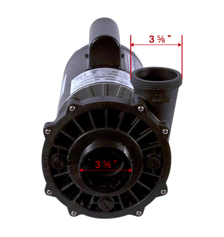 Waterway Viper Pump 56F 4HP 2 Speed #3721621-1V