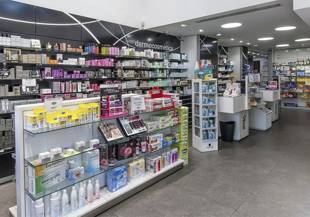 Farmacia Aragó 1 en L'eixample, Barcelona