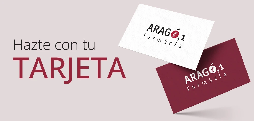 Tarjeta de fidelización en Farmacia Aragó 1