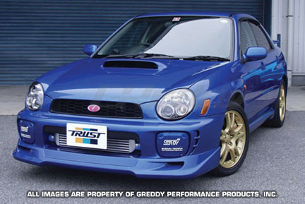 GREDDY FRONT LIP SPOILER - IMPREZA WRX 02-03