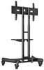 Atdec AD-TVC-45 Mobile TV Cart Black - Supports up to 65" & 45kg - Adjustable height