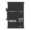 Teltonika TSW010 - DIN Rail Switch, 5x Ethernet ports with speeds of up to 100 Mbps, Integrated DIN rail bracket - PSU excluded (PR3PRAU6)