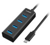 mbeat® USB-C to 4-Port 3.0 Hub - Black