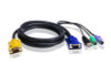 Aten KVM Cable 3m with USB & PS/2 to 3in1 SPHD