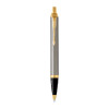 Parker IM Brushed Metal Ballpoint Blue Tip
