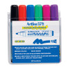 Artline 579 Whiteboard Marker Assorted Wallet of 6