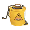 Cleanlink Heavy Duty Mop Bucket Metal Yellow