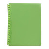 Marbig Display Book Refillable A4 Clearview 20P Trn Lime