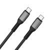 Shintaro USB-C Charge Cable 1m, Aluminium head, braid, support Max 20V5A, 100W charging, Emark IC, 480Mbps data.
