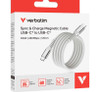 Verbatim Sync & Charge USB C to USB C 100W Magnetic 120 cm - Grey
