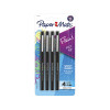 Paper Mate Flair Felt Tip Black Pack of 4 Box 6