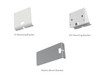 Yealink RoomPanel Plus Mount Kits, Device Compatibility  RoomPanel Plus, 0° Mounting Bracket, 20° Mounting Bracket, Mullion Mount Bracket