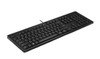 HP 125 Wired Keyboard - Compatible with Windows 10, Desktop PC, Laptop, Notebook USB Plug and Play Connectivity, Easy Cleaning 1YR WTY