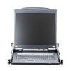 Aten 17' 1U Local/Remote Share Access 8-Port Single Rail LCD KVM over IP Switch