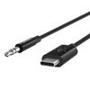 Belkin RockStar USB-C to 3.5mm Audio Cable (0.9M) - Black (F7U079bt03-BLK), Superior Audio, Apple iPhone, USB-IF Certified, 2 Years Warranty