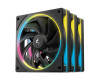 DeepCool FL12 SE 3 Pack 120mm Performance ARGB Fans , Hydro Bearing 120×120×25 mm(L×W×H)