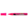 Liquid Chalk Marker Texta Wet Wipe 4.5mm Bullet Card of 1 Pink