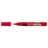 Liquid Chalk Marker Texta Wet Wipe 4.5mm Bullet Card of 1 Red