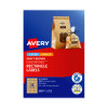 Avery Label Kraft Rectangle Brown L7110 62 x 42 Pack 270