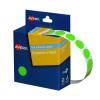 Avery Fluoro Green Circle Dispenser Labels, 14 mm diameter, 700 Labels (937296)