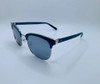 Winkwood 2534F Titanium Blue Frame With Silver Mirror Lens Sunglasses