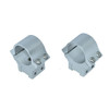 Arctic Fox 25mm Low 3/8" Dovetail Silver Scope Rings