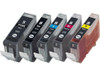 Compatible Canon CLI-8 Value Pack - Includes PGI-5BK / CLI-8 Black / Cyan / Magenta / Yellow