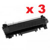3 x Compatible Brother TN2450 Toner Cartridge - 3,000 pages