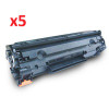 5 x Compatible HP No. 85A Toner Cartridge (CE285A) - 1,600 pages