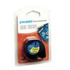 Dymo LetraTag Plastic Tape 12mm x 4m Yellow