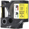 Dymo Rhino Label Flex Nylon 12mm Black on Yellow