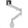 Atdec FORTIS Heavy Duty Dynamic Monitor Arm. F-Clamp Desk Fixing. Min. Load 6kg. Max Load 16kg. Up to 49" screens. Silver
