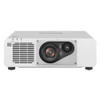 Panasonic 6000lm   1DLP 4K  Laser Contrast 20,000:1 
Std Lens Included.  Lens shift  H+V. Panel Size   0.65"  Colour White